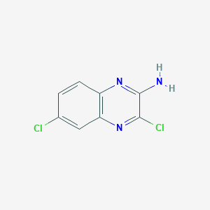 molecular formula C8H5Cl2N3 B12116407 2-Amino-3,6-dichloroquinoxaline 