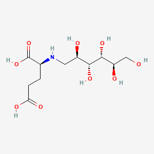 molecular formula C11H21NO9 B1211650 Mannopinic acid CAS No. 74524-18-8