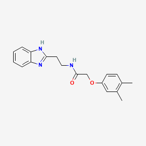 N-[2-(1H-benzimidazol-2-yl)ethyl]-2-(3,4-dimethylphenoxy)acetamide