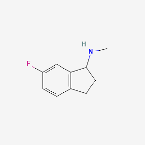 6-Fluoro-N-methyl-2,3-dihydro-1H-inden-1-amine