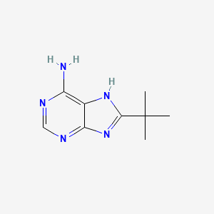 molecular formula C9H13N5 B1211653 8-tert-Butyladenine CAS No. 50609-20-6