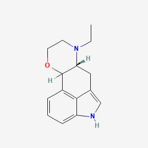 molecular formula C15H18N2O B1211667 9-Oxaergoline, 6-ethyl- CAS No. 81244-91-9