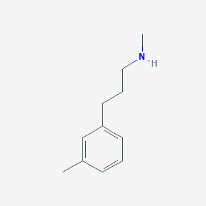 molecular formula C11H17N B12116843 Methyl-(3-M-tolyl-propyl)-amine CAS No. 886762-96-5