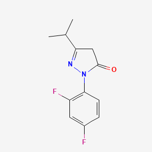 1-(2,4-difluorophenyl)-3-isopropyl-1H-pyrazol-5(4H)-one