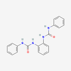 molecular formula C20H18N4O2 B1211694 1-Phenyl-3-[2-(phenylcarbamoylamino)phenyl]urea 