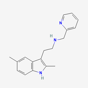 2-(2,5-dimethyl-1H-indol-3-yl)-N-(pyridin-2-ylmethyl)ethanamine