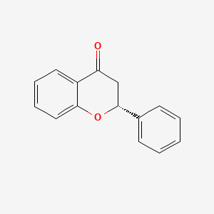 molecular formula C15H12O2 B1211697 (2R)-黄烷酮 CAS No. 27439-12-9