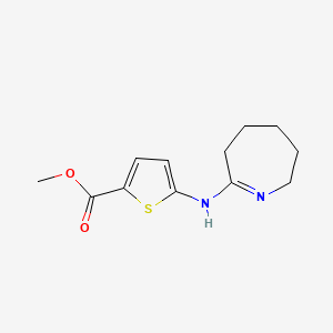 Methyl 5-[(azepan-2-ylidene)amino]thiophene-2-carboxylate