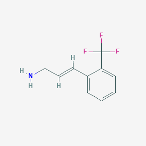 2-Propen-1-amine, 3-[2-(trifluoromethyl)phenyl]-