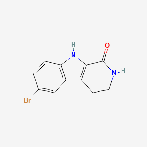 6-Bromo-2,3,4,9-tetrahydro-1H-pyrido[3,4-b]indol-1-one