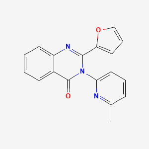 2-(2-FURYL)-3-(6-METHYL-2-PYRIDYL)-4(3H)-QUINAZOLINONE