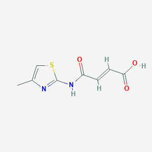 4-[(4-Methyl-1,3-thiazol-2-yl)amino]-4-oxobut-2-enoic acid