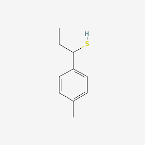 molecular formula C10H14S B12117065 1-(4-Methylphenyl)propane-1-thiol 