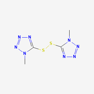 molecular formula C4H6N8S2 B1211709 5,5'-Dithiobis(1-methyltetrazole) CAS No. 62671-38-9