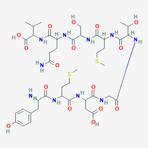 molecular formula C42H66N10O16S2 B12117092 TY9-386 (Ymdgtmsqv) 