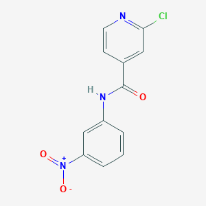 molecular formula C12H8ClN3O3 B12117171 2-chloro-N-(3-nitrophenyl)pyridine-4-carboxamide CAS No. 263400-90-4