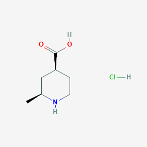 (2S,4S)-2-methylpiperidine-4-carboxylic acid hydrochloride