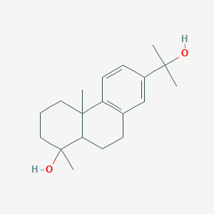 molecular formula C19H28O2 B12117188 18-Rabieta-8,11,13-triene-4,15-diol 