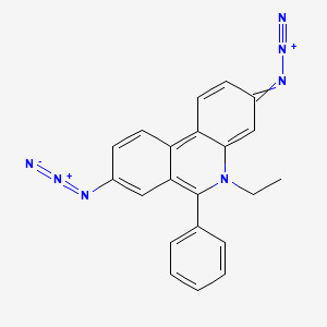 molecular formula C21H16N7+ B1211724 3,8-Diazido-5-ethyl-6-phenylphenanthridinium CAS No. 67620-23-9