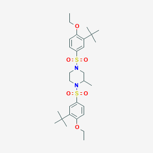 1,4-Bis(3-tert-butyl-4-ethoxybenzenesulfonyl)-2-methylpiperazine