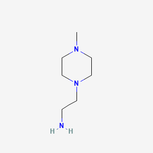 molecular formula C7H17N3 B1211737 2-(4-甲基哌嗪-1-基)乙胺 CAS No. 934-98-5