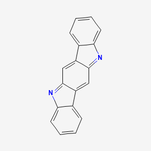 molecular formula C18H10N2 B1211750 吲哚并[3,2-b]咔唑 CAS No. 241-55-4
