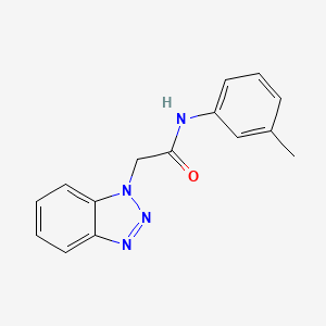 2-(1H-benzo[d][1,2,3]triazol-1-yl)-N-(m-tolyl)acetamide