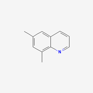 molecular formula C11H11N B1211756 6,8-二甲基喹啉 CAS No. 2436-93-3