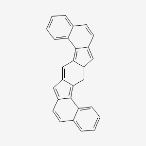 5,13-Dibromo-7,7,15,15-tetramethyl-7,15-dihydrobenzo[g]benzo[6,7]indeno[1,2-b]fluorene