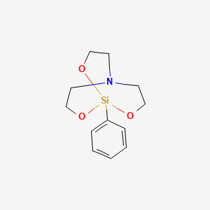 molecular formula C12H17NO3Si B1211778 苯基硅杂环 CAS No. 2097-19-0