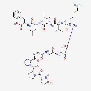 molecular formula C54H84N12O14 B12117789 Hydra Peptide 