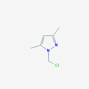 molecular formula C6H9ClN2 B12117804 1-(chloromethyl)-3,5-dimethyl-1H-pyrazole 