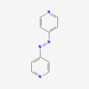 molecular formula C10H8N4 B1211785 (E)-1,2-二(吡啶-4-基)重氮 CAS No. 2632-99-7