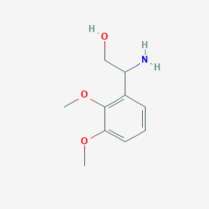 molecular formula C10H15NO3 B12117853 2-Amino-2-(2,3-dimethoxyphenyl)ethanol 