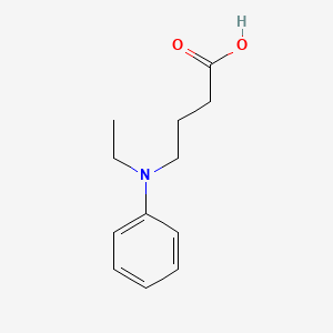 molecular formula C12H17NO2 B12117860 4-[Ethyl(phenyl)amino]butanoic acid 