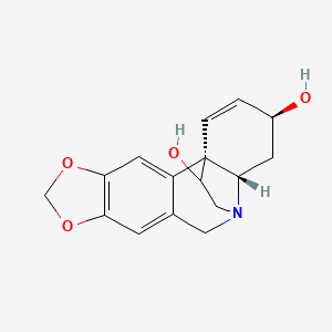 (1S,13S,15S)-5,7-dioxa-12-azapentacyclo[10.5.2.01,13.02,10.04,8]nonadeca-2,4(8),9,16-tetraene-15,18-diol