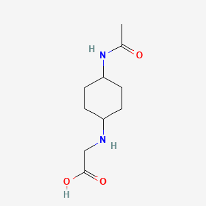 (4-Acetylamino-cyclohexylamino)-acetic acid