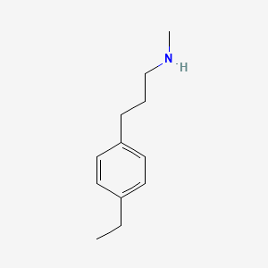 molecular formula C12H19N B12117901 [3-(4-Ethyl-phenyl)-propyl]-methyl-amine CAS No. 886763-03-7