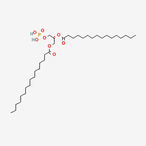 molecular formula C35H69O8P B1211791 1,2-二棕榈酰-sn-甘油 3-磷酸 CAS No. 7091-44-3