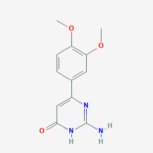 2-Amino-6-(3,4-dimethoxyphenyl)pyrimidin-4-ol