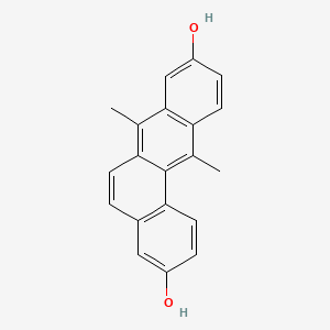 molecular formula C20H16O2 B1211793 3,9-Dihydroxy-7,12-dimethylbenz(a)anthracene CAS No. 67448-92-4