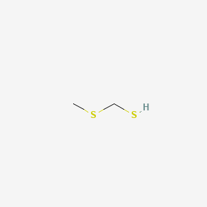 molecular formula C2H6S2 B1211800 甲硫基甲硫醇 CAS No. 29414-47-9