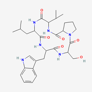 cyclo[DL-Leu-DL-Trp-DL-Ser-DL-Pro-DL-Val]