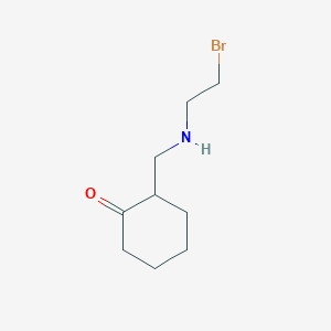 2-(((2-Bromoethyl)amino)methyl)cyclohexan-1-one