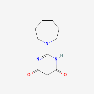 4,6(1H,5H)-Pyrimidinedione, 2-(hexahydro-1H-azepin-1-yl)-