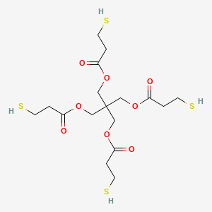 molecular formula C17H28O8S4 B1211809 Pentaerythritol tetrakis(3-mercaptopropionate) CAS No. 7575-23-7