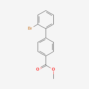 molecular formula C14H11BrO2 B12118102 [1,1'-Biphenyl]-4-carboxylic acid, 2'-bromo-, methyl ester CAS No. 89900-97-0