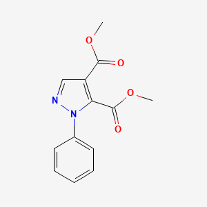 molecular formula C13H12N2O4 B12118117 Dimethyl 2-phenylpyrazole-3,4-dicarboxylate 