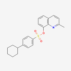 2-Methyl-8-quinolyl 4-cyclohexylbenzenesulfonate