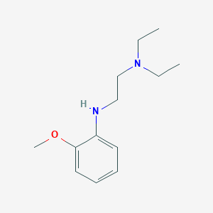 molecular formula C13H22N2O B12118162 n,n-Diethyl-n'-(2-methoxy-phenyl)-ethane-1,2-diamine 